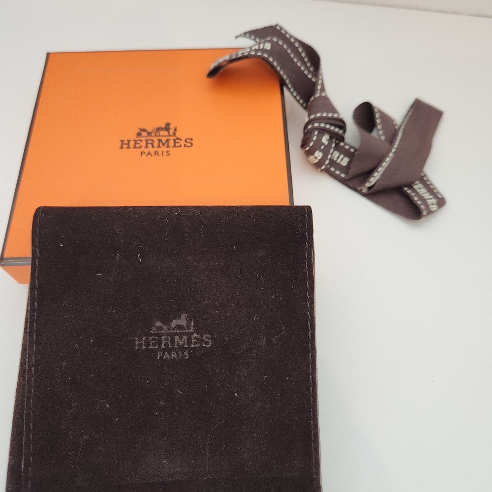 *SOLD* Hermes Pink Leather Bracelet Full Inclusion - Picture 4 of 5